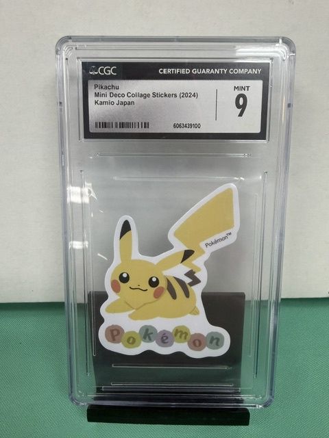 Pikachu Mini Deco Collage Stickers 2024 Kamio Japan CGC 9