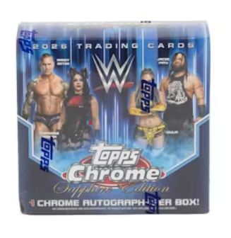 2026 WWE Topps Chrome Sapphire Edition hobby BOX
