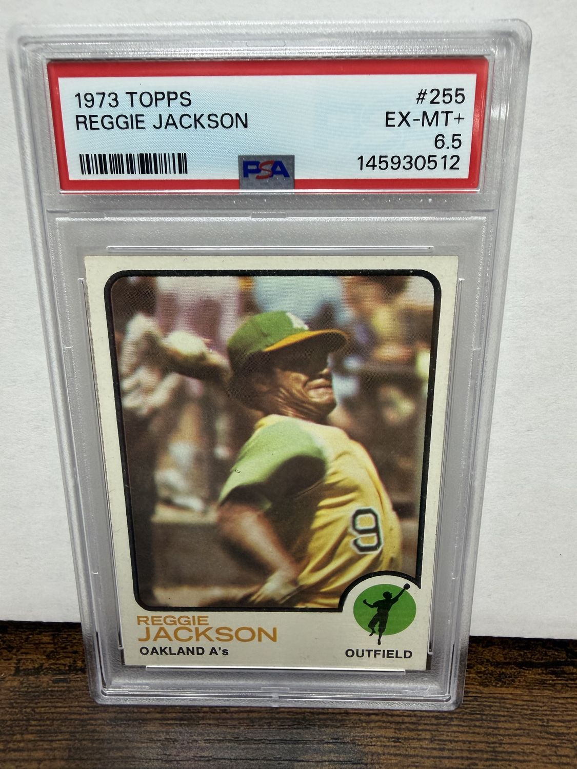 1973 Topps Reggie Jackson #255 PSA 6.5