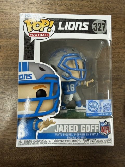 Funko: Jared Goff #327 Detroit Lions