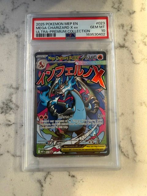 Mega Charizard X ex UPC 023 Promo PSA 10