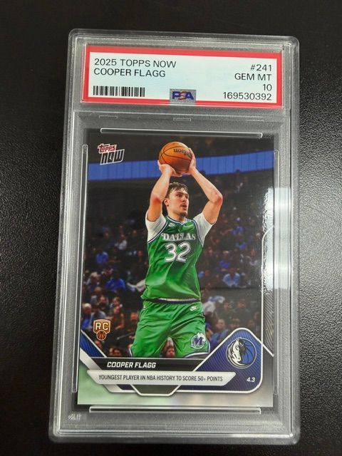 2025 Topps Now Cooper Flagg #241 PSA 10