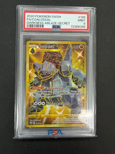 Coalossal Darkness Ablaze #198 PSA 9