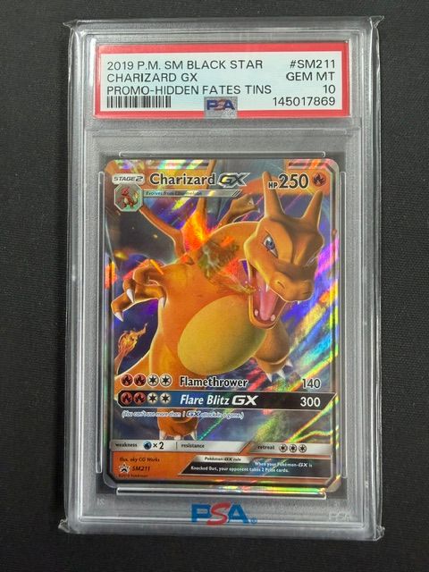 Charizard GX SM211 Promo PSA 10