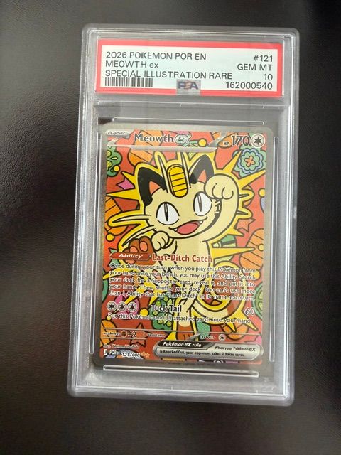 Meowth SIR Perfect Order #121 PSA 10
