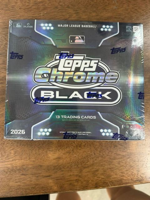 2026 Topps Chrome Black Baseball