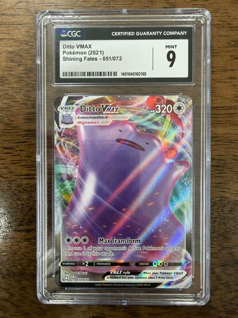 Ditto VMAX Shining Fates 051 CGC 9