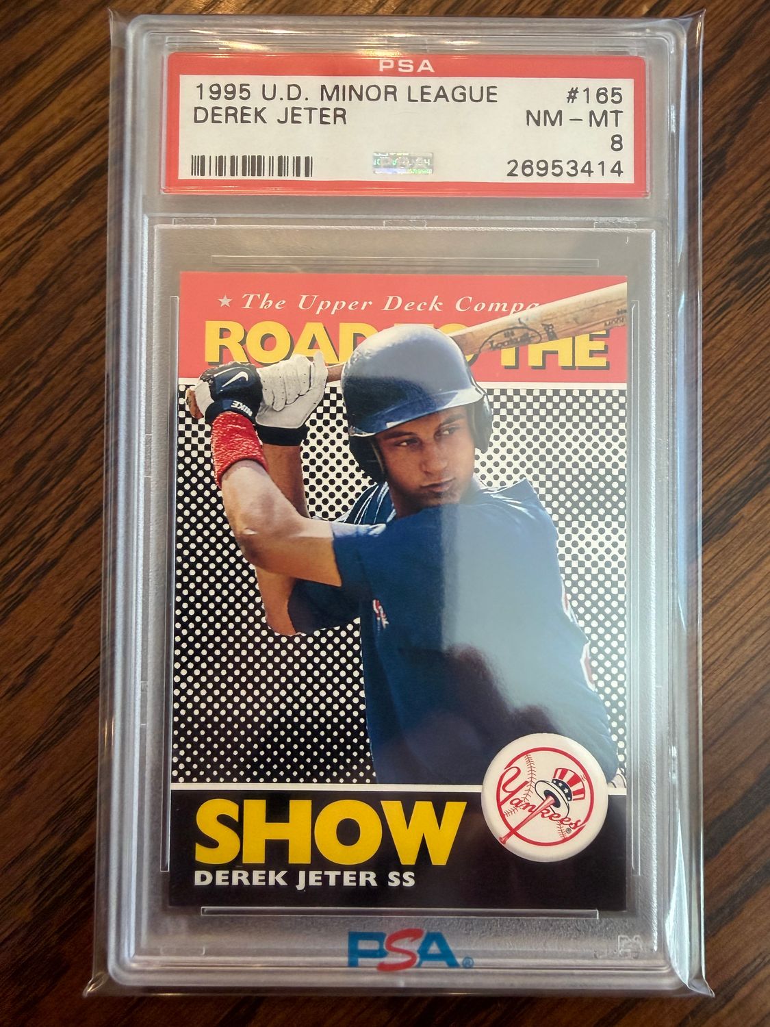 1995 Upper Deck Derek Jeter Minor League PSA 8