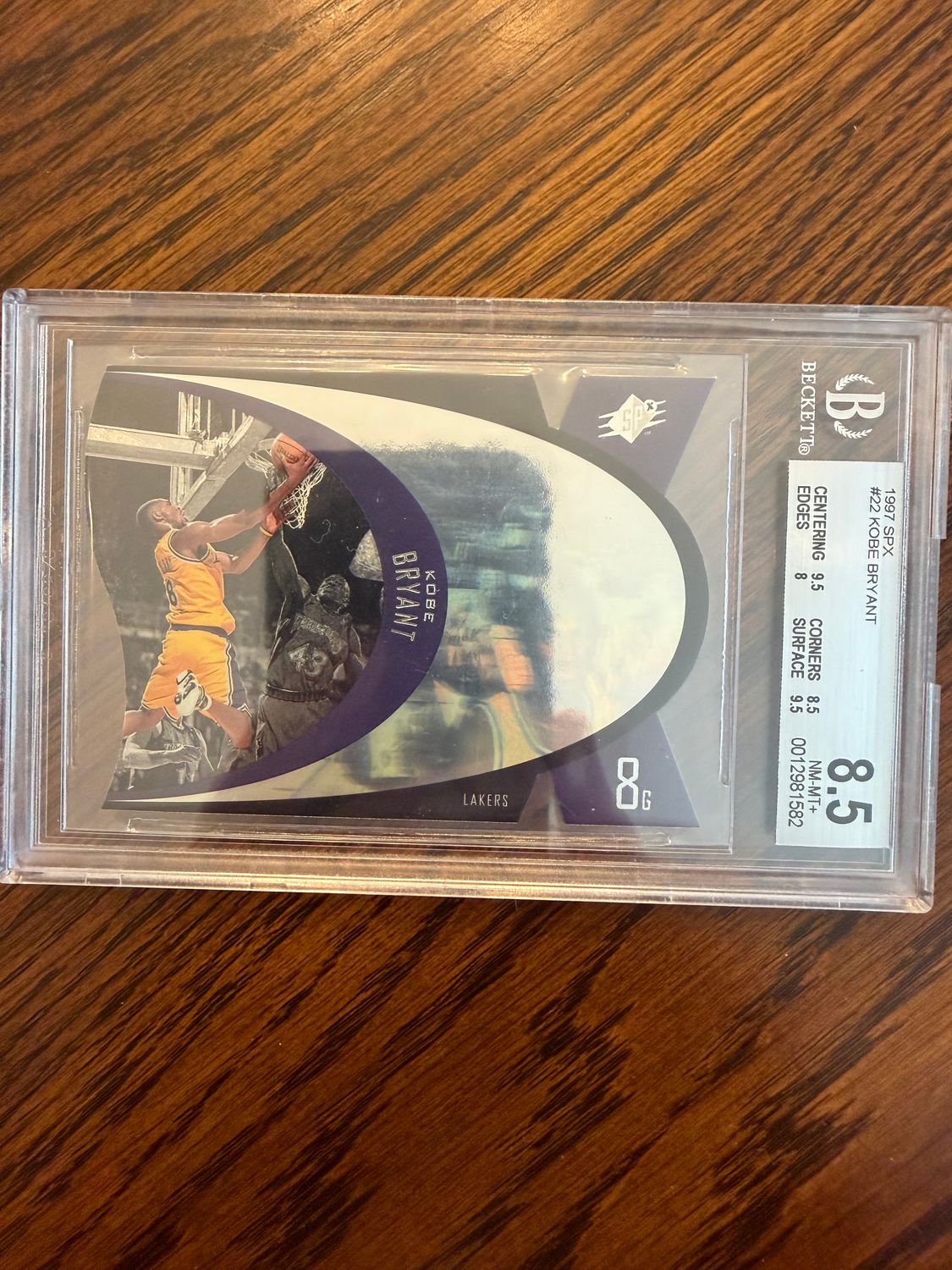 1997 SPX Kobe Bryant #22 BGS 8.5