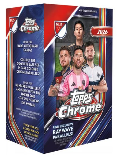2026 Topps Chrome MLS Soccer Blaster Box