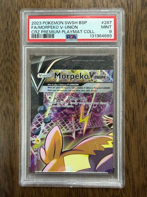 Morpeko V-Union #287 PSA 9
