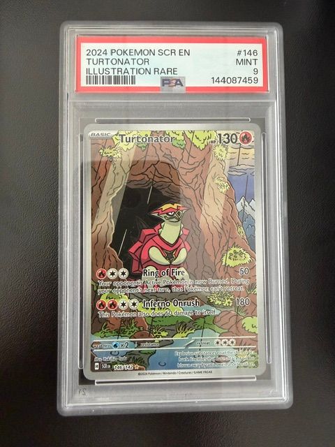 Turtonator Stellar Crown #146 PSA 9