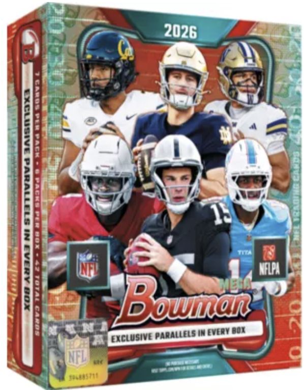 2026 Bowman Football MEGA BOX