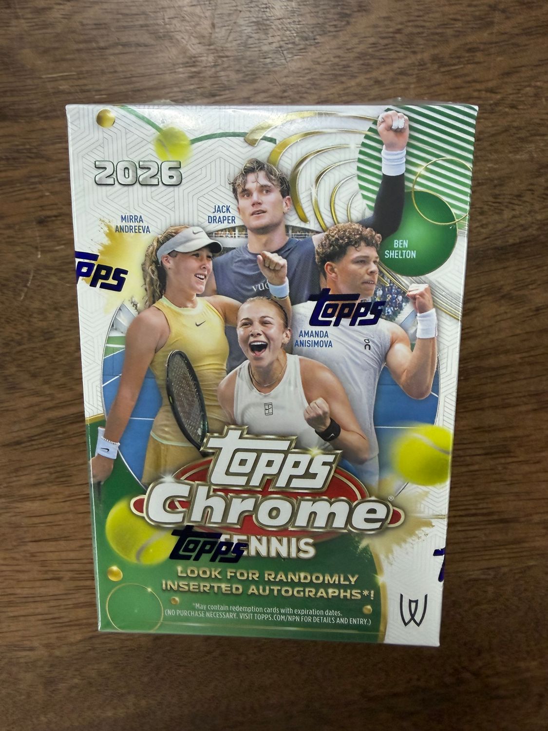 2026 Topps Chrome Tennis Blaster Box