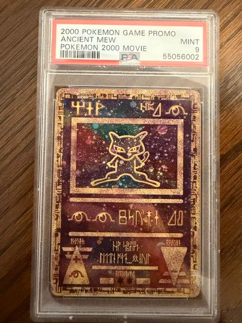 Ancient Mew Pokemon 2000 Movie PSA 9