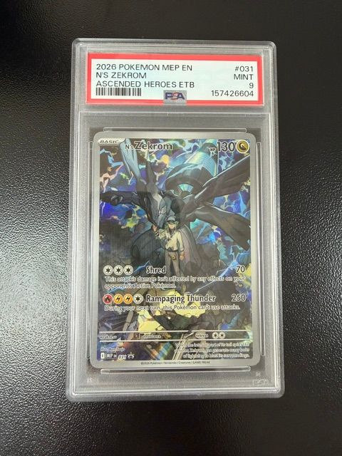 N's Zekrom English PSA 9 Ascended Heroes