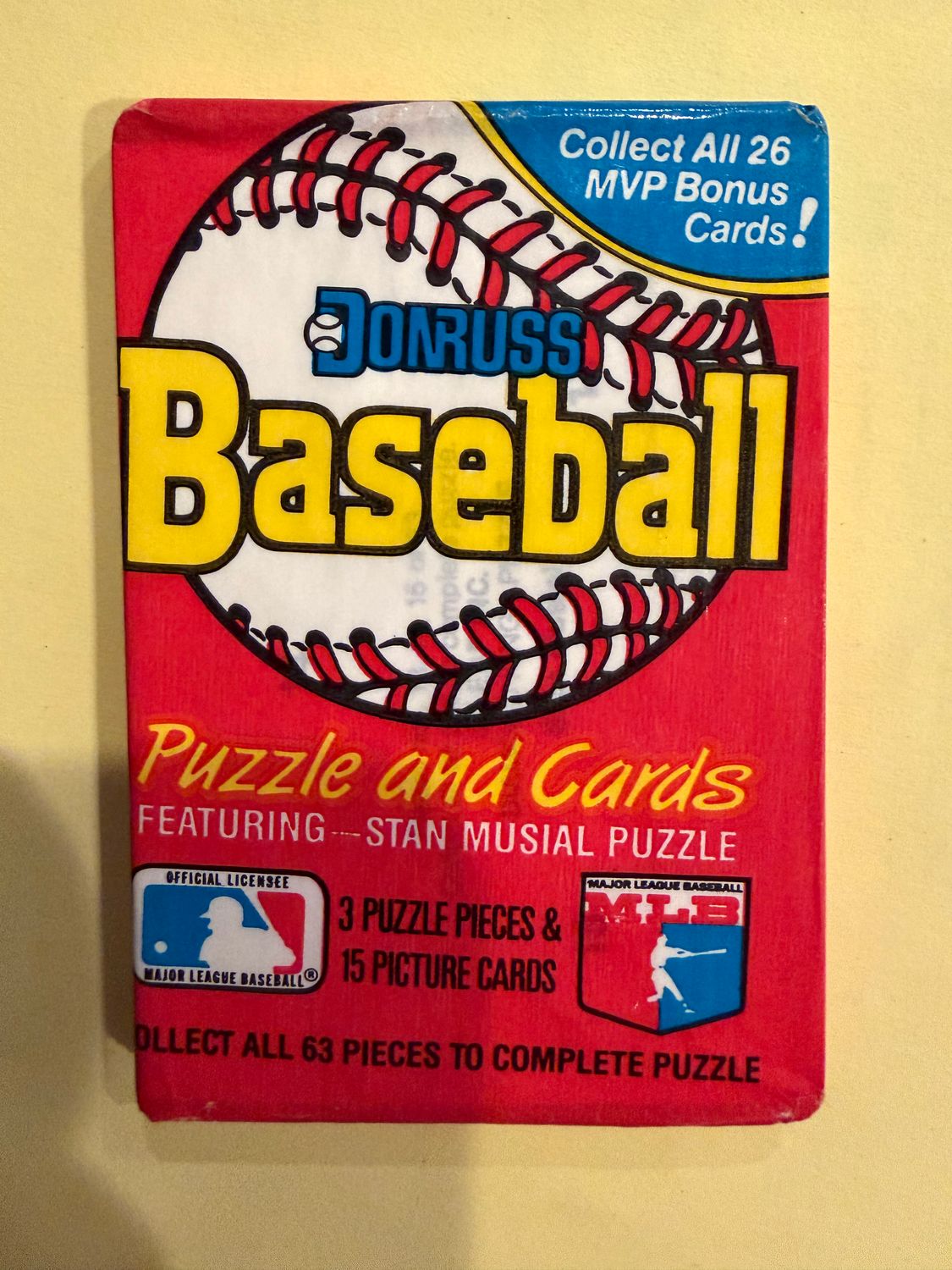 1988 Donruss Baseball Wax Pack