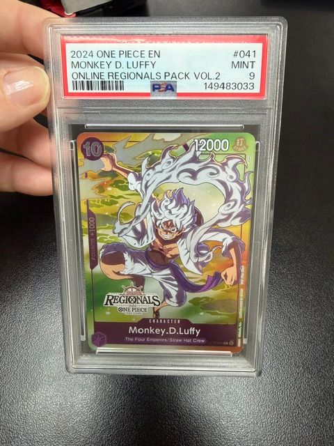 2024 One Piece Monkey D Luffy PSA 9 #041