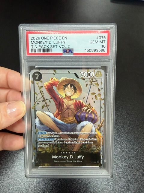 2026 One Piece Monkey D Luffy #075 PSA 10