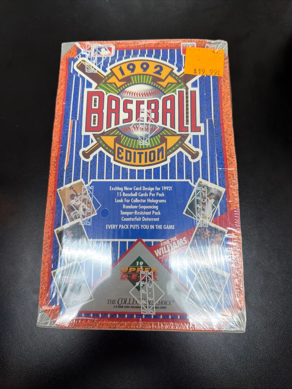 1992 Upper Deck Baseball Wax Box