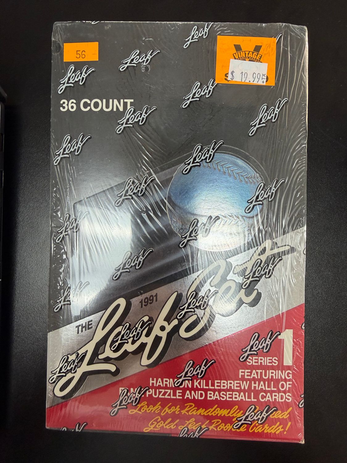 1991 Leaf Baseball Series 1 Wax Box