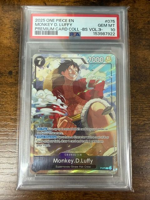 OP Monkey D Luffy #075 PSA 10