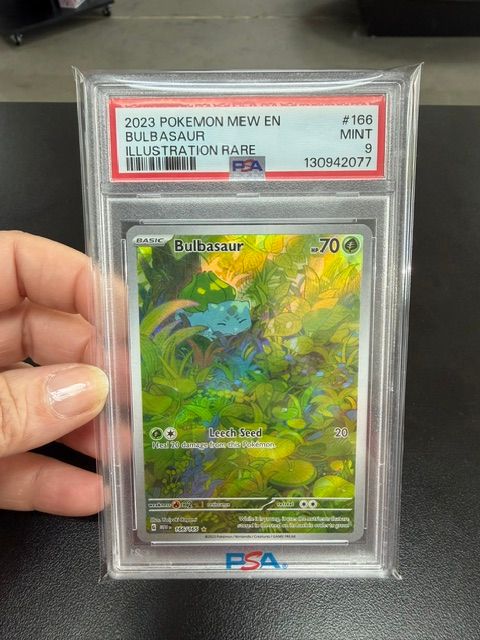Bulbasaur #166  Scarlet &amp; Violet 151 PSA 9
