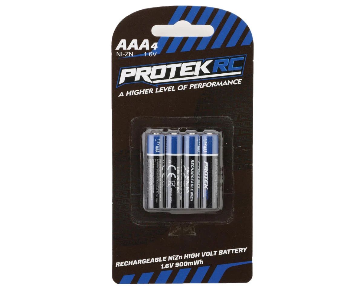 # PTK-5580 ProTek RC High Voltage Rechargeable AAA NiZn Batteries (4) (1.6V/900mWh) (Mini-Z)
