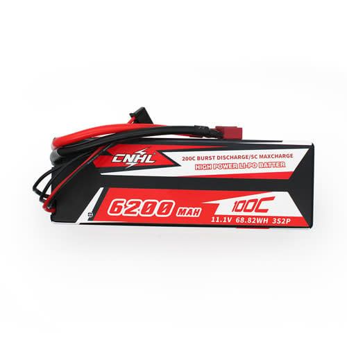 CNHL Racing Series 6200MAH 11.1V 3S 100C Lipo Battery Hard Case with Deans Plug #HC6201003