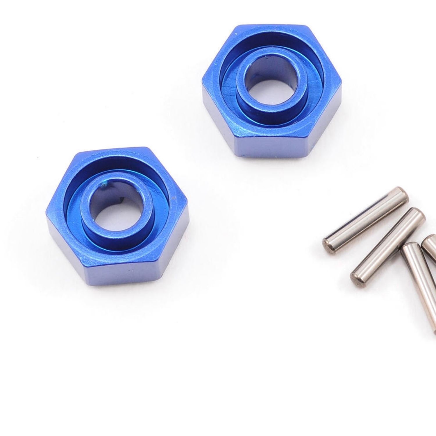 #1654X Traxxas 12mm Hex Aluminum Wheel Hub (Blue)