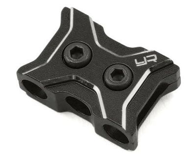 Yeah Racing Aluminum 12-14 Gauge Wire Clamp (Black) #YA-0485BK