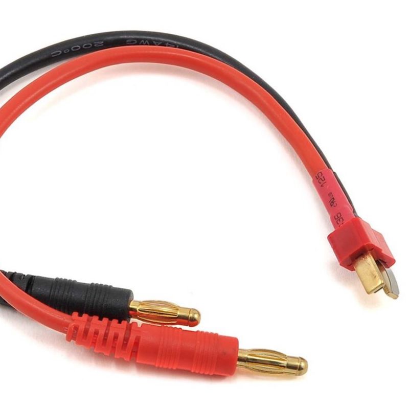 #PTK-5216 ProTek RC Heavy Duty T-Style Ultra Plug Charge Lead (Male to 4mm Banana)