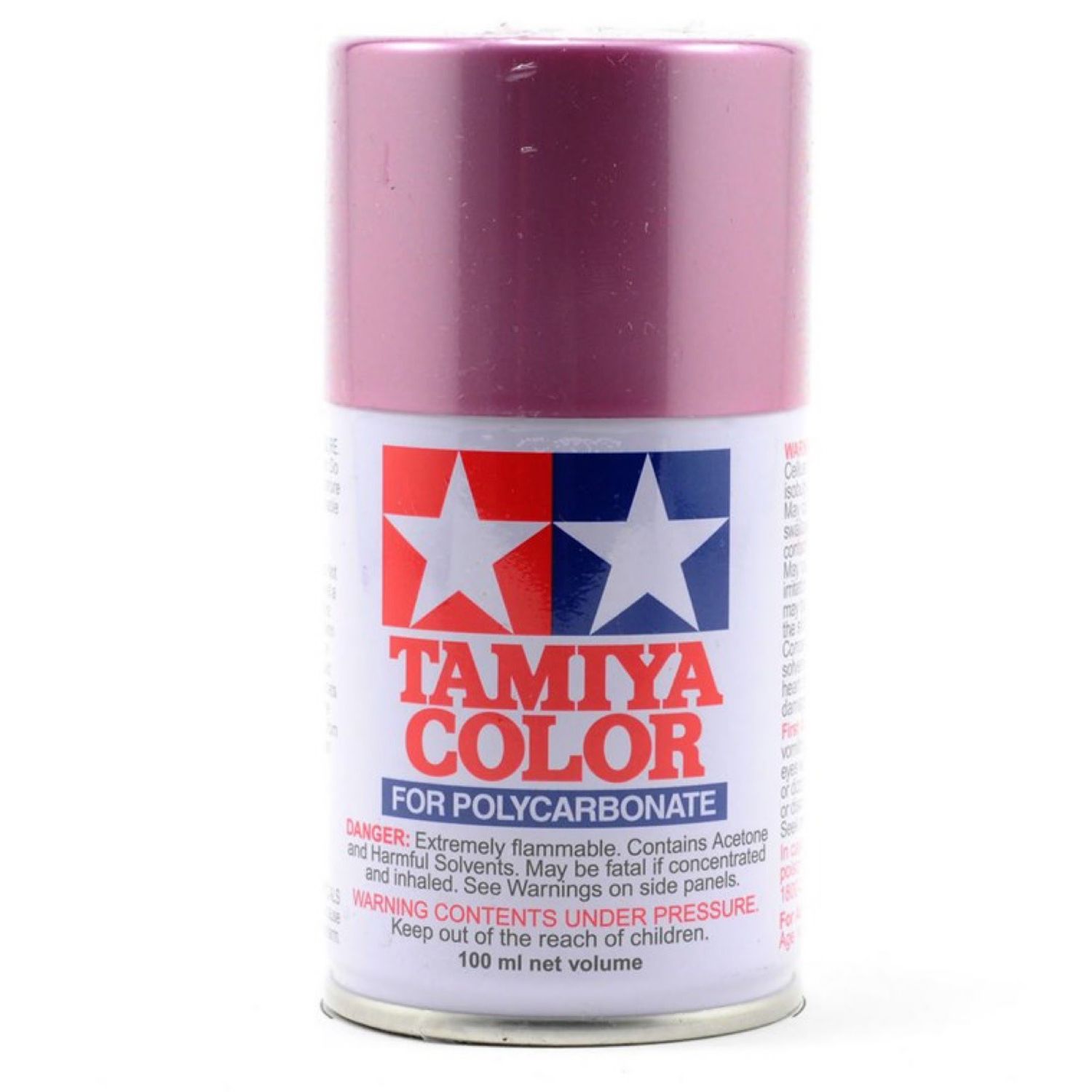 #86050 Tamiya PS-50 Sparkling Pink Anodized Aluminum Lexan Spray Paint (100ml)