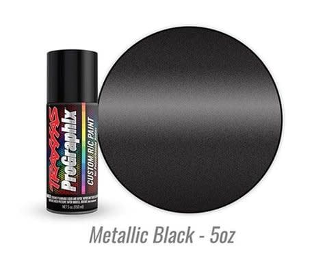 #5075 Traxxas ProGraphix "Metallic Black" RC Lexan Spray Paint (5oz)