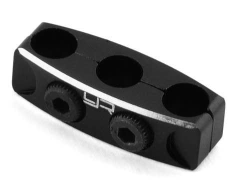 Yeah Racing 12-14AWG Aluminum Motor Wire Organizer Clamp (Black) #YA-0487BK