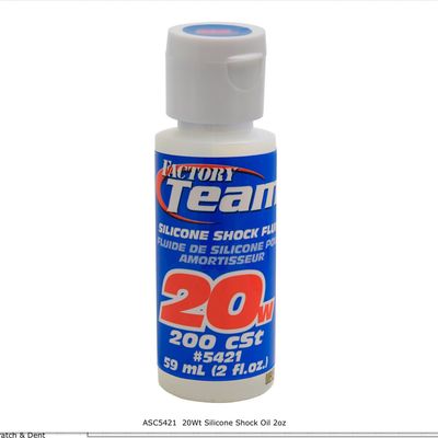 #5421 Team Associated Silicone Shock Oil (2oz) (20wt)