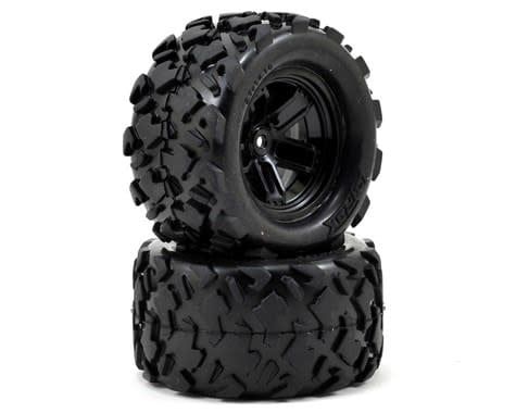 LaTrax Assembled Teton 5-Spoke Wheels &amp; Tires (2) #7672