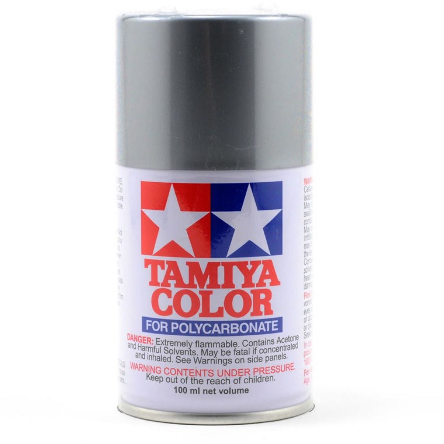 #PS-12 Tamiya  Silver Lexan Spray Paint (3oz) (86012)