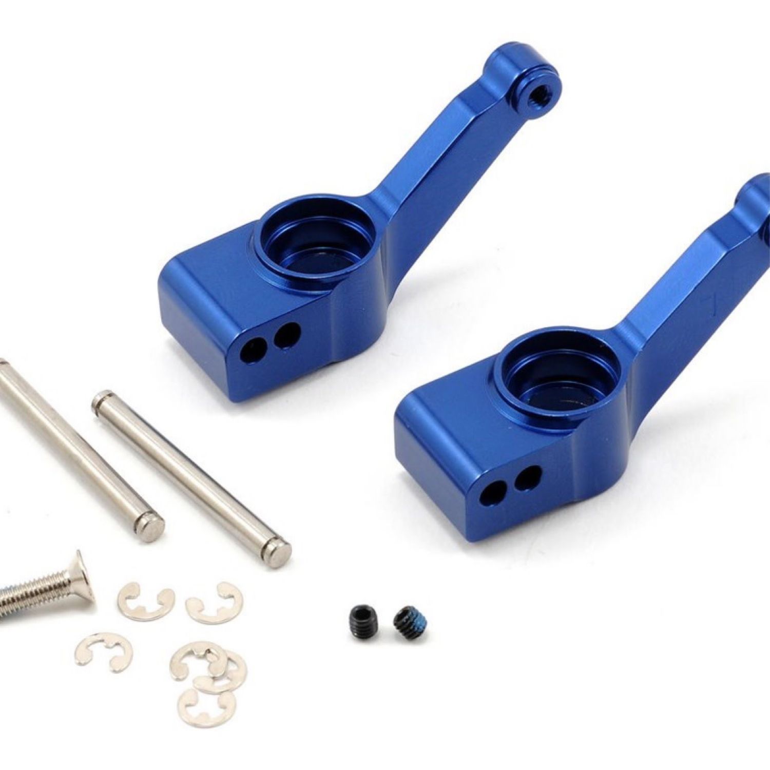 #1952X Traxxas Rear Stub Axle Carriers (Blue) (2)