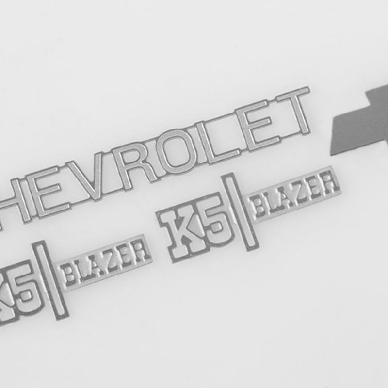 #Z-S1560  RC4WD Chevrolet Blazer Metal Emblem Set