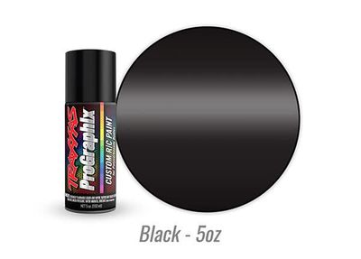 #5055 Traxxas ProGraphix "Black" RC Lexan Spray Paint (5oz)