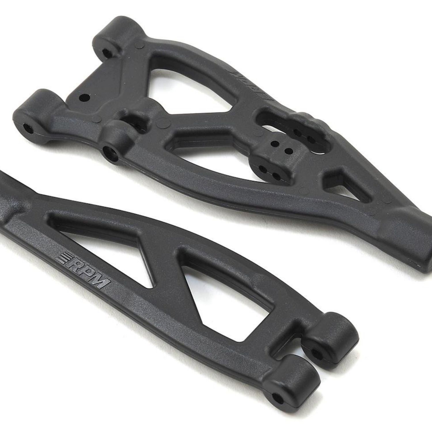RPM Arrma Kraton/Outcast Front Upper &amp; Lower Suspension Arm Set (Black) #81482