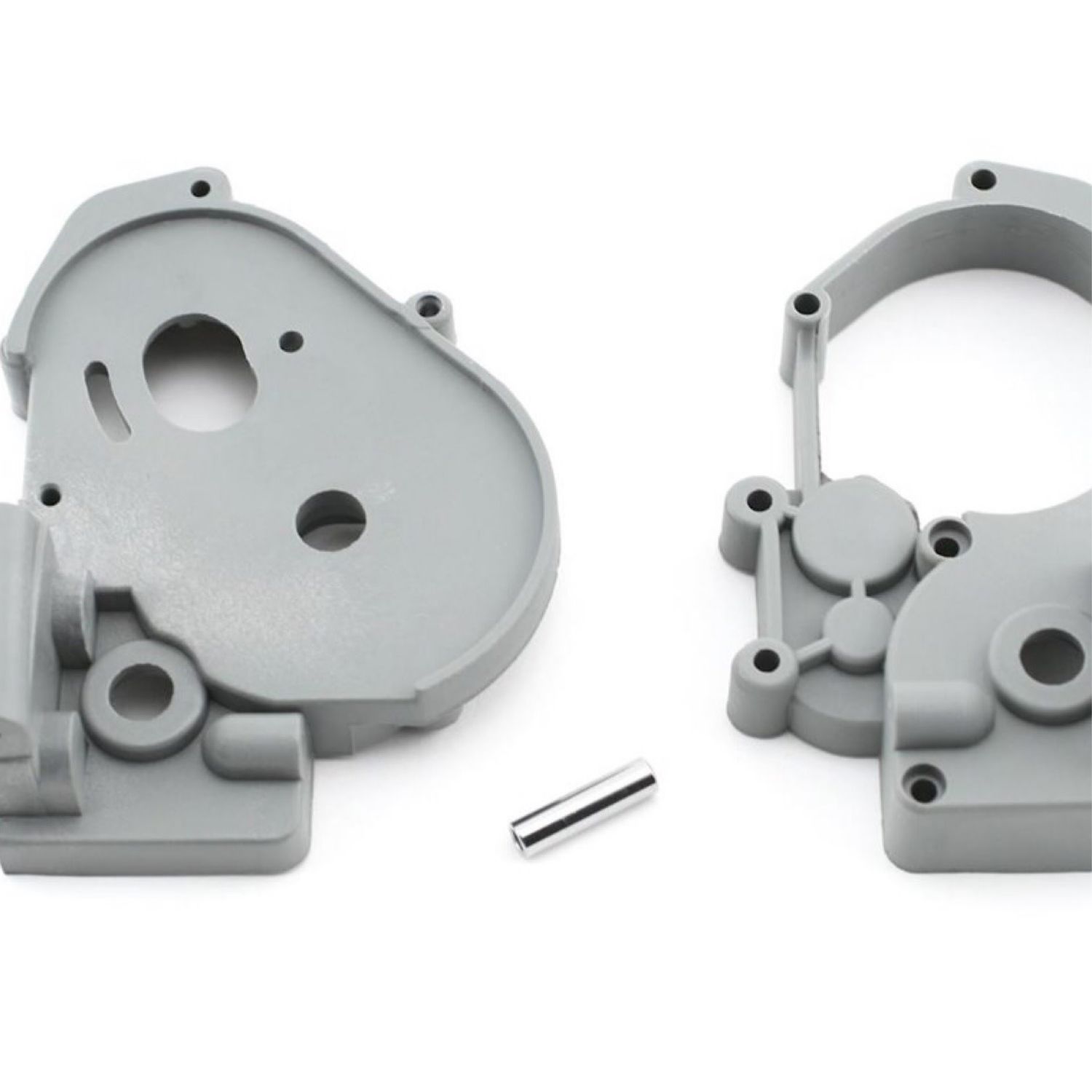 #3691A Traxxas Gearbox Halves w/Idler Shaft (Gray)
