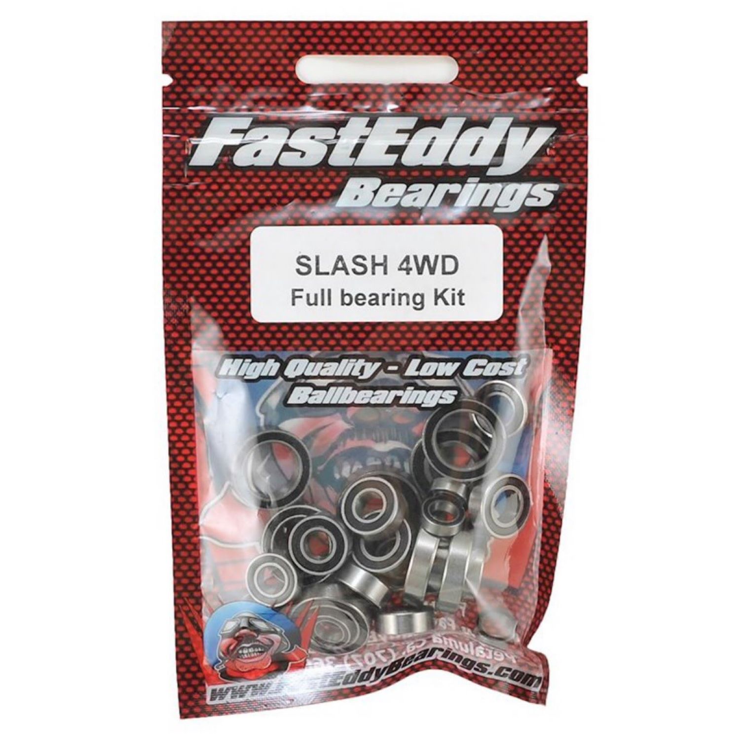 #TFE2190 FastEddy Traxxas Slash 4WD Sealed Bearing Kit