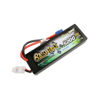Summer Sale #GEA52002S35E3 Gens Ace Bashing 2S 35C LiPo Battery (7.4V/5200mAh) w/EC3 Connector