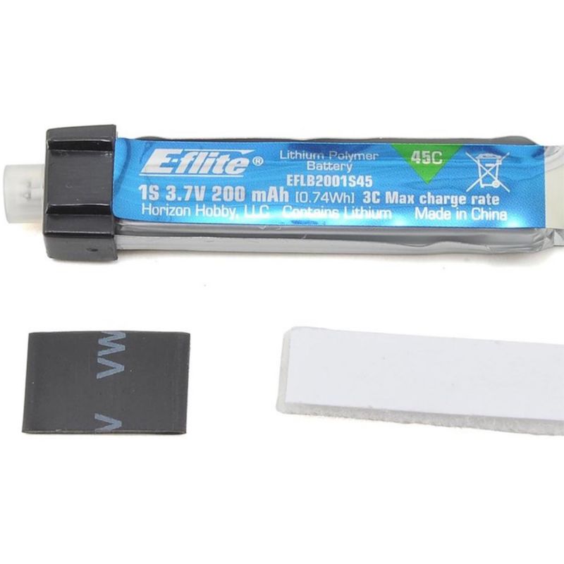 #EFLB2001S45 E-flite 1S LiPo Battery 45C (3.7V/200mAh)