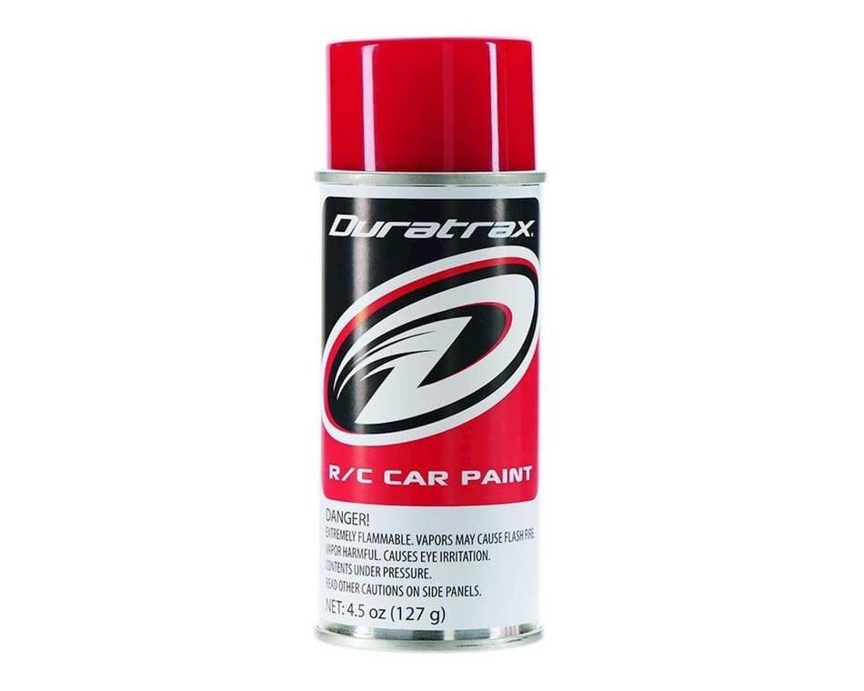 DuraTrax Polycarb Spray (Racing Red) (4.5oz) #DTXR4254