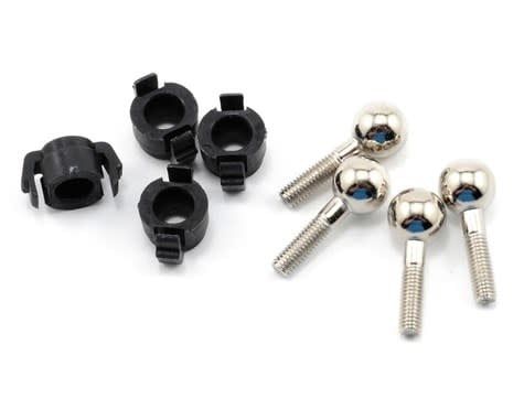 Traxxas Pivot Balls w/Pivot Ball Caps (4) #7033