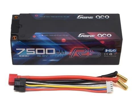 #GEA75004S10D5 Gens Ace 4S LiHV 100C LiPo Battery Pack w/5mm Bullets (15.2V/7500mAh)