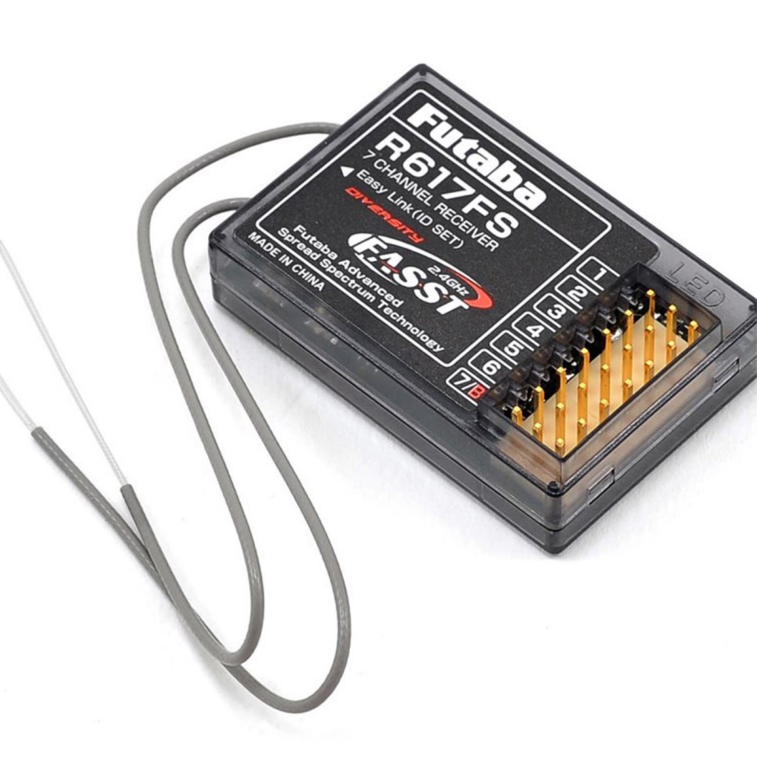 Futaba R617FS 2.4GHz FASST 7 Channel Receiver #R617FS